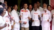 India News | DMK Chennai Manifesto: MK Stalin Promises Urban Transformation Ahead of Tamil Nadu Polls