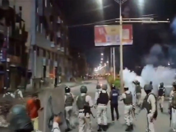 India News | Security Forces Use Tear Gas to Disperse Protesters in Imphal West; 5-day Shutdown Called over Tronglaobi Bomb Attack