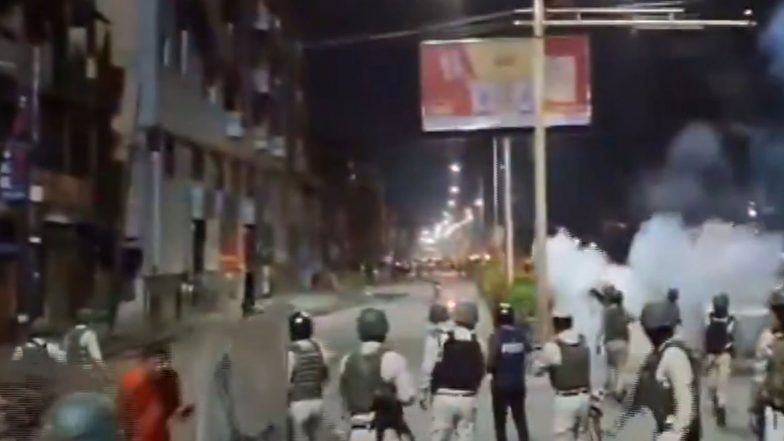 India News | Security Forces Use Tear Gas to Disperse Protesters in Imphal West; 5-day Shutdown Called over Tronglaobi Bomb Attack