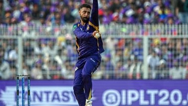 Sports News | Varun Chakaravarthy Completes 200 T20 Wickets During KKR Vs RR IPL 2026 Match