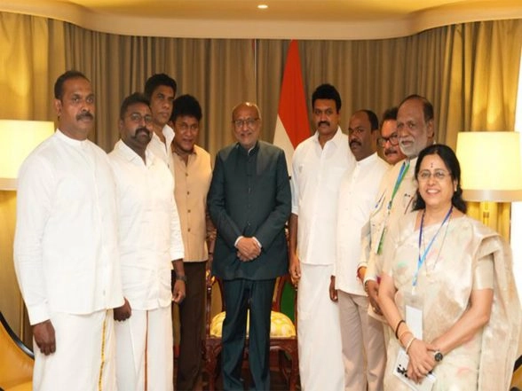 World News | Bilateral Bonds: VP CP Radhakrishnan Meets Tamil Leaders in Sri Lanka; Aid Package Praised