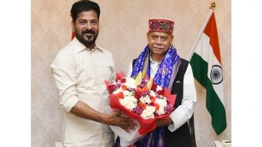 India News | CM Revanth Reddy Holds Courtesy Meeting with Telangana Governor Shiv Pratap Shukla