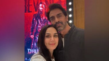Entertainment News | Arjun Rampal Joins Preity Zinta in Stands for Punjab Vs Lucknow IPL Clash