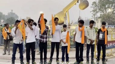 Sports News | Ayodhya Skaters Showcase Stunts at Lata Mangeshkar Chowk