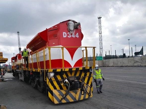 India News | Final Batch of Two 3,300 HP Locomotives Manufactured by BLW Reach Mozambique