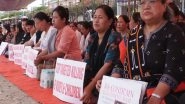 India News | Manipur: Sit-in Protest Held at Khuman Lampak to Condemn Killings of Civilians on Ukhrul Road