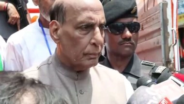 India News | '15 Years Not a Short Time': Rajnath Singh Slams TMC over Development, Says Bengal's Growth Has Declined