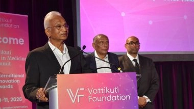 Business News | Vattikuti Foundation Concludes KS International Innovation Awards 2026, Recognising Global Excellence in Robotic Surgery