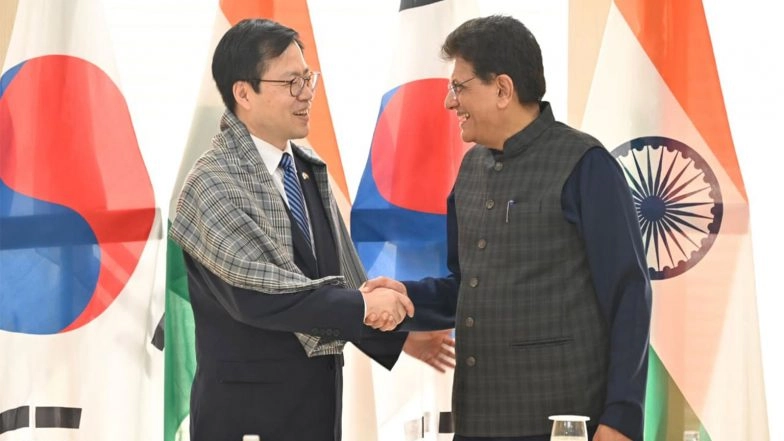 Business News | Piyush Goyal, S Korean Counterpart Discuss Revamping CEPA to Boost Mutual Trade and Investment