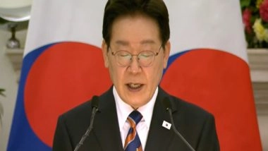 World News | Aim to Double Bilateral Trade to $50 Billion by 2030: S Korean President Lee Jae Myung in India