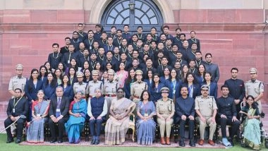 India News | Probationary Officers Call on President Murmu at Rashtrapati Bhavan