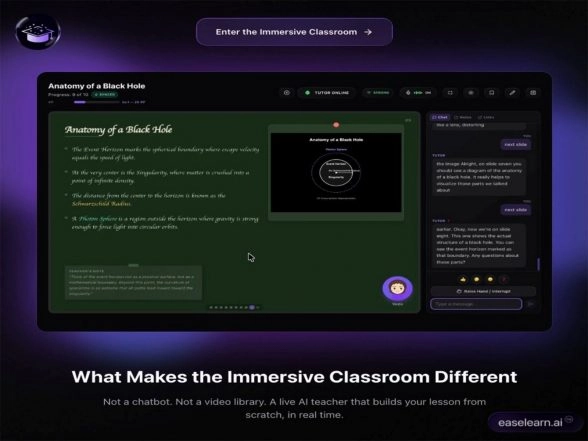 Business News | India's First AI Classroom That Refuses to Move On Until You Understand -- And It's Free