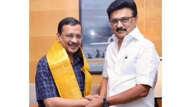 India News | Arvind Kejriwal Meets MK Stalin, Praises Tamil Nadu's Governance Model