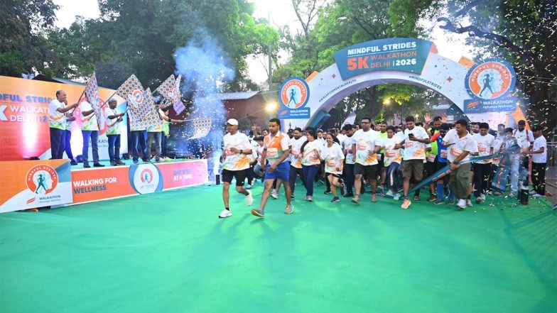 Business News | Mindful Strides: Himalaya Wellness Company Unites Delhi in Walk to Champion Mental Health