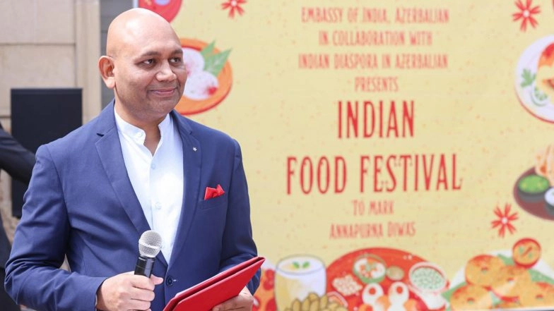 World News | Indian Embassy in Azerbaijan Hosts Vibrant Indian Food Festival in Baku
