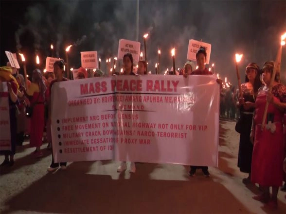 India News | Road Blockade Marks Day 2 of 5-day Shutdown in Manipur