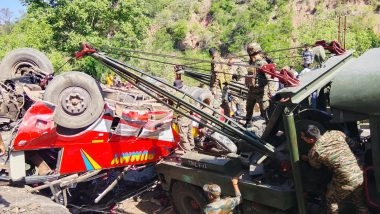 Udhampur Bus Accident: Indian Army Troops Rescue Dozens After Private Bus Plunges Into Gorge Near Ramnagar; 21 Dead and 29 Injured