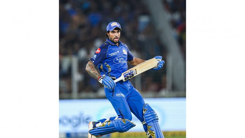 Sports News | Tilak Varma, Ashwani Kumar Star as Mumbai Indians Outclass Gujarat Titans by 99 Runs