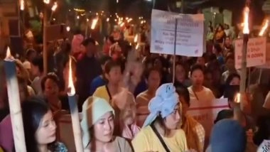 India News | Manipur: Protests Continue in Imphal over Tronglaobi Bomb Attack