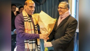 World News | Rajnath Singh Arrives in Munich for 3-day Visit to Boost India-Germany Defence Ties