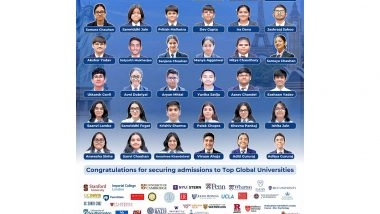 Business News | Amity Students Secure Offers from Top Global Universities