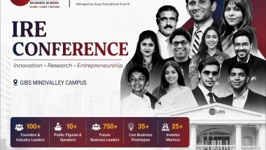Business News | GIBS IRE Conference 2026 Showcases Innovation with Venkatesh Prasad & 36 Student Team-Led Innovative Prototypes at Bangalore