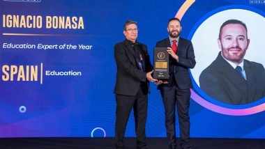 Business News | Dr. Ignacio Bonasa: Fluxx Awards' Education Expert of the Year, Redefining Leadership with Soul