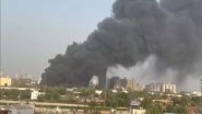 India News | Massive Fire Breaks out at Packaging Company in Gurugram's Sector 74; Dousing Ops Underway