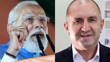 World News | PM Modi Congratulates Rumen Radev on Victory in Bulgaria Parliamentary Polls, Backs Stronger India-Bulgaria Ties