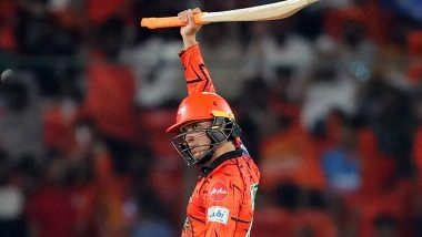 Sports News | IPL: Abhishek Sharma's Record-breaking 135* Powers SRH to 242/2 Against DC