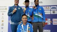 Sports News | Shiva Narwal and Chirag Sharma Win Gold and Bronze 10m Air Pistol, Panaah Wins Silver in 10m Air Rifle