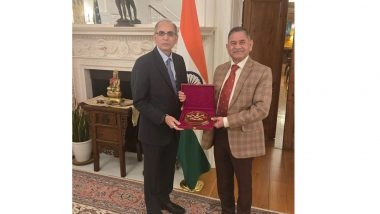 World News | Indian Ambassador to US Hosts Army Chief Upendra Dwivedi Ahead of Key Engagements in Washington