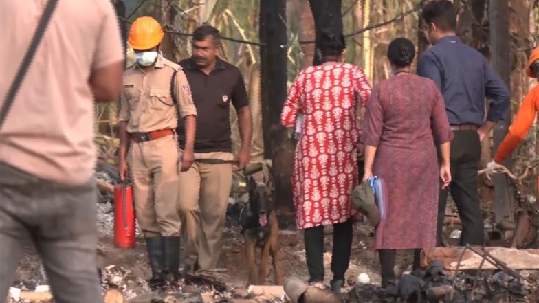India News | Keralam: Probe Begins into Thrissur Fireworks Storage Fire; MoS Suresh Gopi Visits Site