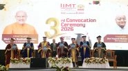 India News | Meerut: Vice President CP Radhakrishnan Addresses 3rd Convocation of IIMT University, Hails Academic Excellence