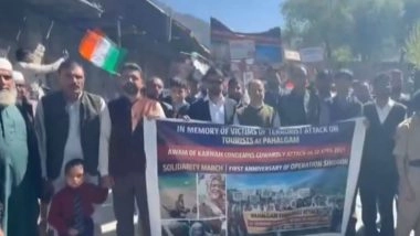 India News | Students, Civil Society Members Hold Solidarity Marches in Jammu on Pahalgam Terror Attack Anniversary