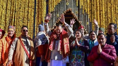 India News | Kedarnath Dham Opens; Devotees Witness Spiritual Fervour, CM Pushkar Singh Dhami Offers Prayers