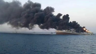 World News | British Maritime Agency Reports Cargo Ship Fired Upon West of Iran; Crew Safe