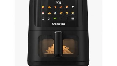 Business News | Crompton Launches Ameo Pro 5.5L Air Fryer with Even Heating Technology for Consistent Cooking