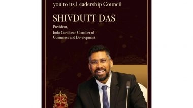 Business News | Indo Caribbean Chamber of Commerce for Development - ICCCD Appoints Economist Shivdutt Das as Global President