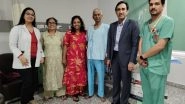 Business News | 72-Year-Old Travels 1200 Km by Road Ambulance from Mumbai to Jaipur, Undergoes Successful Valve Replacement and Angioplasty