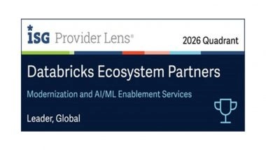 Business News | Tredence Named a Market Leader in the Inaugural ISG Provider Lens™ 2026 Databricks Ecosystem Partners Report