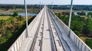 Business News | Mumbai-Ahmedabad Bullet Train Project Sees Progress in Track Installation Using Japanese J-slab System