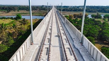 Business News | Mumbai-Ahmedabad Bullet Train Project Sees Progress in Track Installation Using Japanese J-slab System