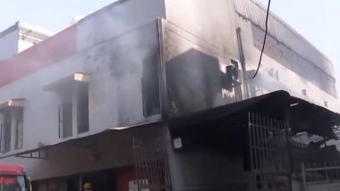 India News | Fire Breaks out at Factory Near Punjabi Bagh Metro Station in Delhi
