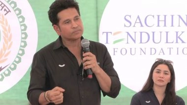 Sports News | From Barren Lands to Playgrounds: Sachin Tendulkar Launches 'Maidan Cup' to Transform Lives in Naxal-affected Dantewada