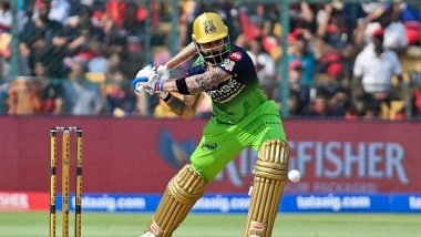 Sports News | Virat Kohli Brings out Array of Shots in Nets Ahead of RCB-GT Clash