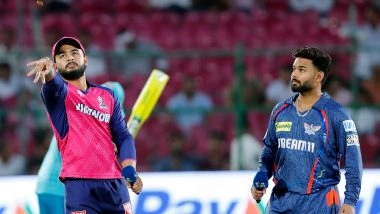 Sports News | IPL: Rishabh Pant Wins Toss, Opts to Field Against Rajasthan Royals