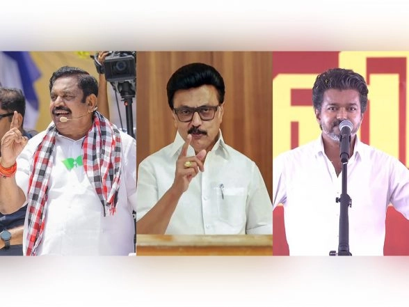 India News | Tamil Nadu Polls: Power Test for DMK, Revival Push for AIADMK, Debut Challenge for TVK
