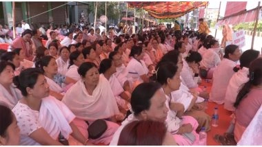 India News | Manipur: Sit-in Protest Organised in Imphal over Violence Incidents; Demands Justice