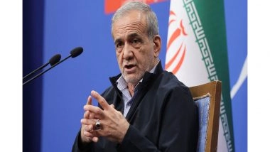 World News | Iranian President Pezeshkian Slams US over 'hypocritical' Stance Amid Ceasefire Extension